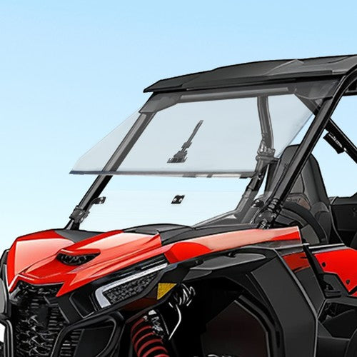 Solid Spare 2-IN-1 Coated Windshield Flip Scratch Resistant For Honda Talon 1000X1000R 2019+