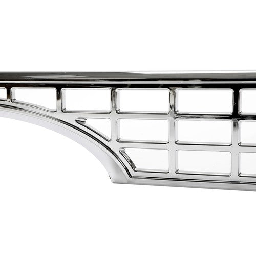 Solid Spare For 17-19 Ford F250 F350 F450 Super Duty Chrome Grille Full Overlay Cover Trim