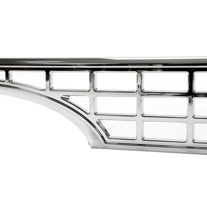 Solid Spare For 17-19 Ford F250 F350 F450 Super Duty Chrome Grille Full Overlay Cover Trim