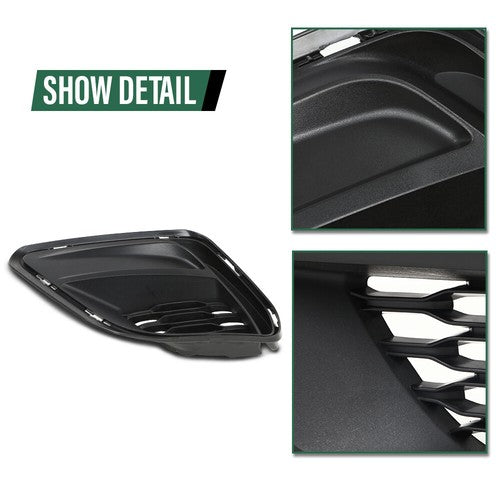 Solid Spare Front Bumper Insert Fog Light Cover Left Side Fit For 20-23 Dodge Charger