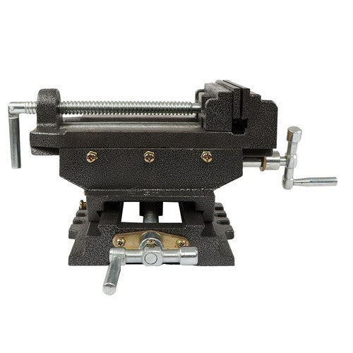 Solid Spare 6" 2 Way Clamp Machine Heavy Duty Cross Drill Press Vise Slide Metal Milling