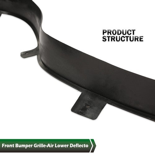 Solid Spare Fit For 2016-2018 Chevrolet Cruze Front Bumper Grille Air Deflector 84284101