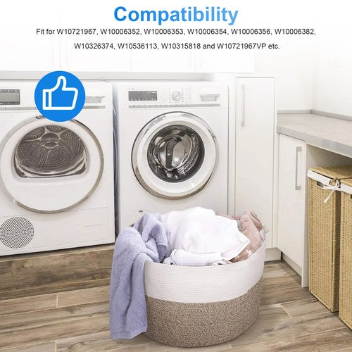Washer Pulley Clutch Kit W10721967 For Whirlpool W10006356 AP4514410 PS2579377