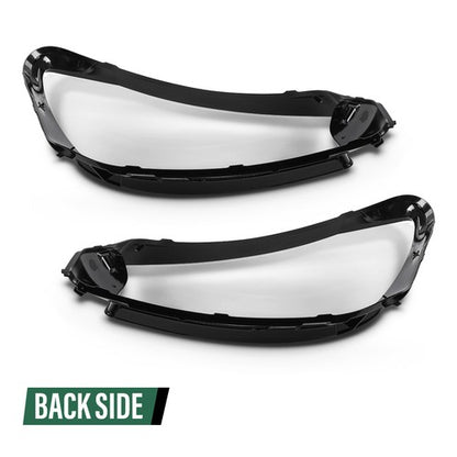 Solid Spare Fit For 2020-2023 Mercedes-Benz GLS Class Headlight Replacement Lens Pair