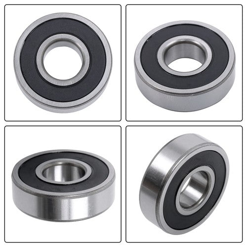 Solid Spare 4Pcs 63/22-2RS Bearings 22×56×16mm Double Rubber Seals Deep Groove Ball Bearing