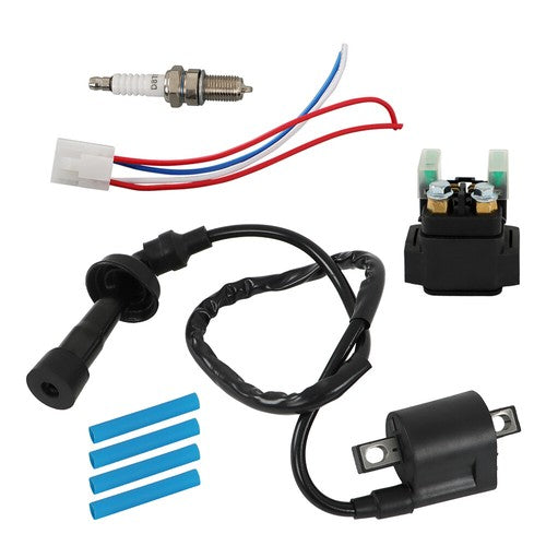 Solid Spare For YAMAHA Raptor 660R YFM660R 2001-2005 Ignition Coil Starter Relay Solenoid US