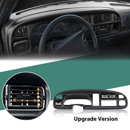 Solid Spare Dash Board Bezel Cover Instrument W/Vents For 1998-2002 Dodge Ram 1500 2500 3500