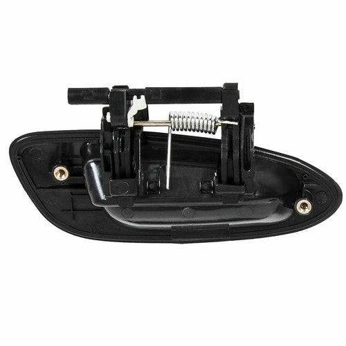Solid Spare Rear Driver Left Outside Door Handle For 2002-2006 Nissan Altima Black Plastic