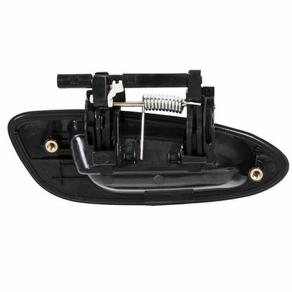 Solid Spare Rear Driver Left Outside Door Handle For 2002-2006 Nissan Altima Black Plastic