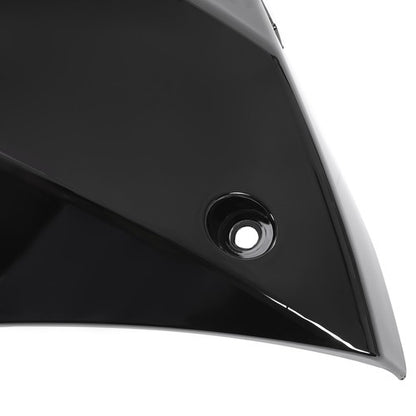 Solid Spare Left Radiator Shrouds Painted Black For Kawasaki KLR650 08-18 KLR650 Camo 16-18