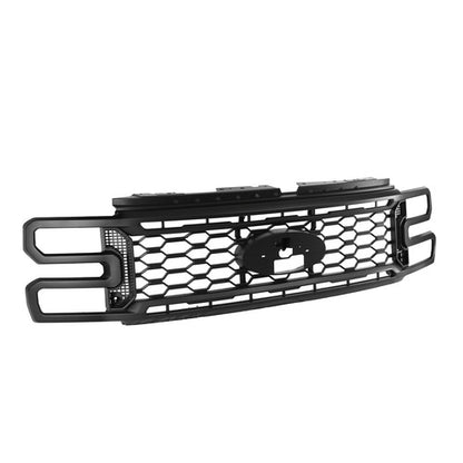 Matte Black Front Grille For 2023 2024 Ford F250 F350 Super Duty PC3Z-8200-HA