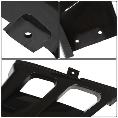 Solid Spare Radiator Cover Grill Gas Tank Side Covers Black For Yamaha Banshee 350 1987-2006