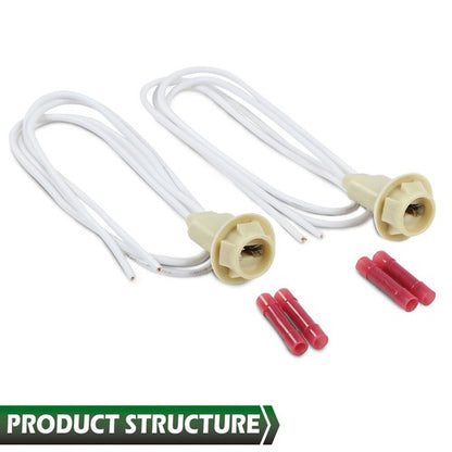 Solid Spare Fit For 1967-1991 Chevy GMC Pick Up Truck Side Marker Light Lens Bulb Socket