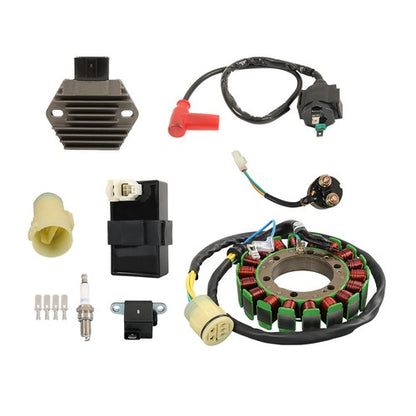 Solid Spare 95-03 for Honda Foreman TRX400 Starter Relay Regulator Stator Ignition Coil CDI