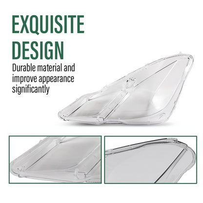 Solid Spare Fit For 2010-2013 Mercedes Benz E-Class W207 C207 E350 E500 Headlight Lens Cover