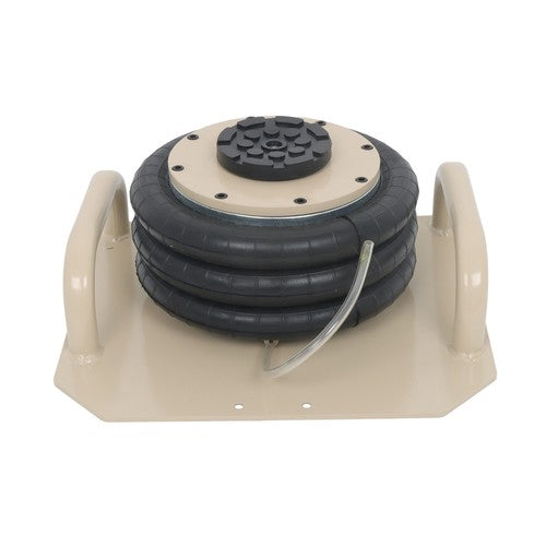 Solid Spare 3 Ton Pneumatic Jack 6600lbs Triple Bag Air Jack w/ Side Handle for Car Lifting