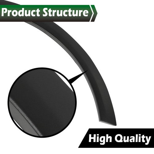 Solid Spare Rear Left Door Fender Flare Wheel Well Arch Molding Fit For 16-21 Tesla Model X