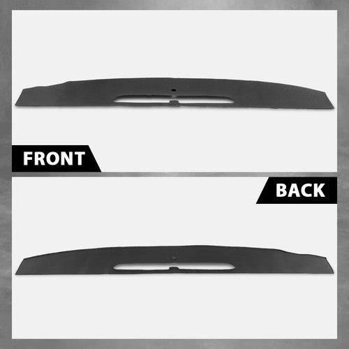 Solid Spare Fit For 07-14 Cadillac Escalade TPE Dash Defrost Vent Grille Cover Overlay Black