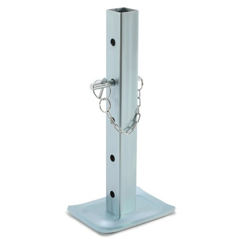 Solid Spare 8000lbs Jack Stand Drop Leg Foot Pad For Square Jacks W/ 2'' Tube Trailer Camper
