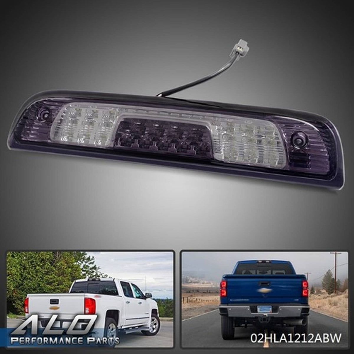 Solid Spare Fit For 2014-2018 Chevy Silverado GMC Sierra LED 3rd Third Brake Light Tail Lamp