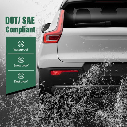 Solid Spare Fit For 18-22 Volvo XC40 Rear Bumper Reflector Light Without bulb Left Side LH