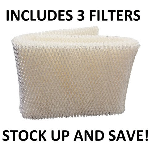 Solid Spare Humidifier Filter for Essick Air MoistAir MA-1201 EA1201 (3 Pack)