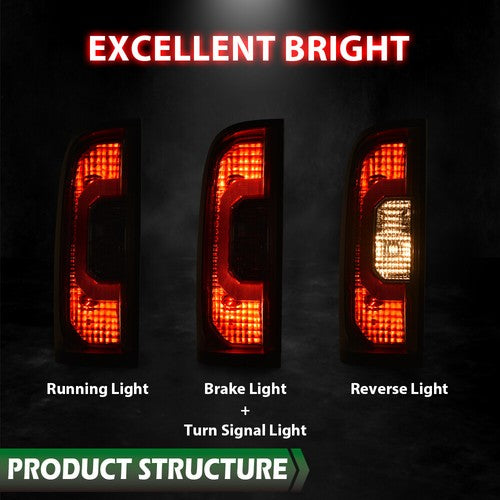 Solid Spare Tail Light Brake Lamp Assembly Left Driver Side Fit For 2015-2022 GMC Canyon