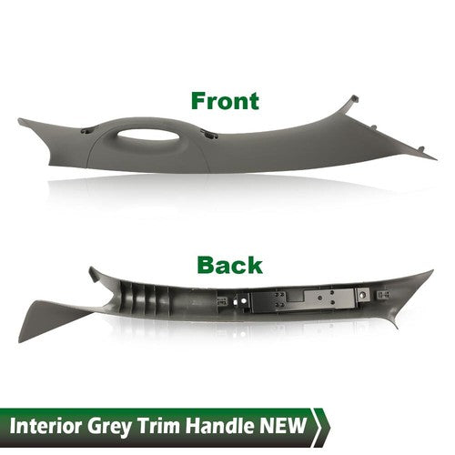 Solid Spare Fit For 04-08 Ford F150 A Pillar RH Passenger Side Interior Grey Trim Handle