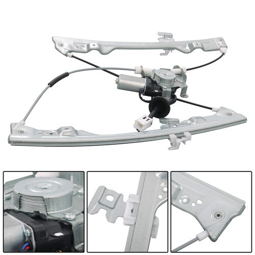 Solid Spare 741-906 For Nissan Altima 2002-2006 w/ Motor Front Left Power Window Regulator