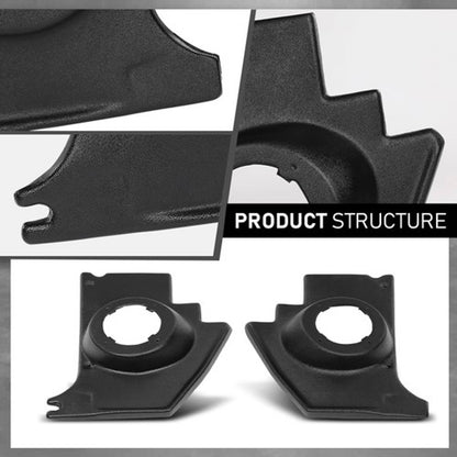 Solid Spare NEW Fit For 1963-66 Dart /1964-66 Barracuda Molded Kick Panels With Speaker Pods