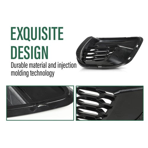 Solid Spare Front Bumper Insert Fog Light Cover Left Side Fit For 20-23 Dodge Charger