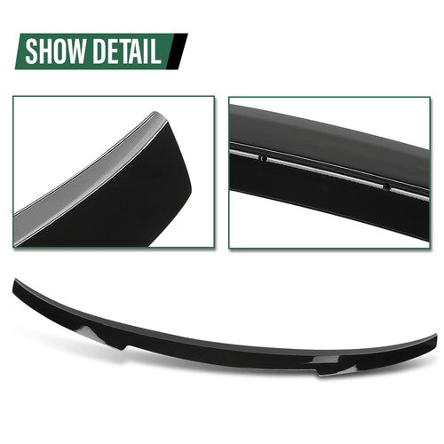 Solid Spare Fit For 21-25 BMW G26 430i Gran Coupe i4 Gloss Black M4 Style Trunk Spoiler