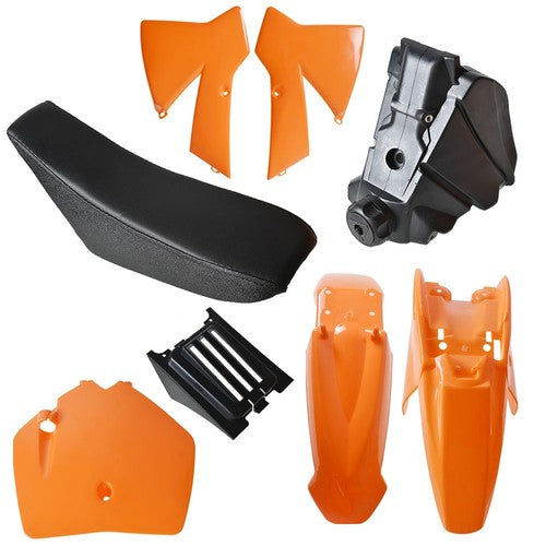 Solid Spare For Senior Adventure Junior 50cc SX SR JR Plastic Body Fender Tank Seat Kit