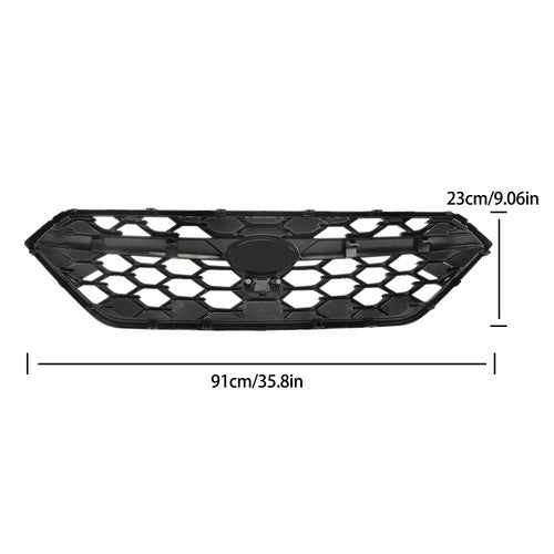 Solid Spare Fir For Subaru WRX 2022 2023 24 Dark Gray Front Bumper Upper Grille Plastic New
