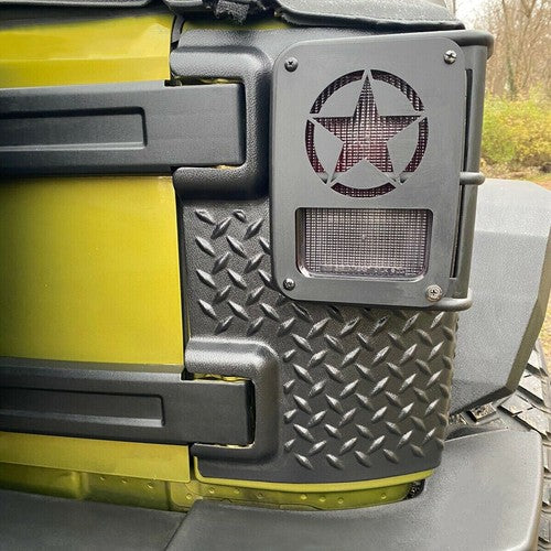 Solid Spare Rear Corner Guards Body Armor Kit Tail light Cover for Jeep Wrangler JK 07-18