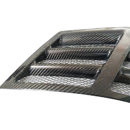 Fit 2008-2022 2023 Nissan GT-R R35 Carbon Fiber Front Fender Side Grille Pair