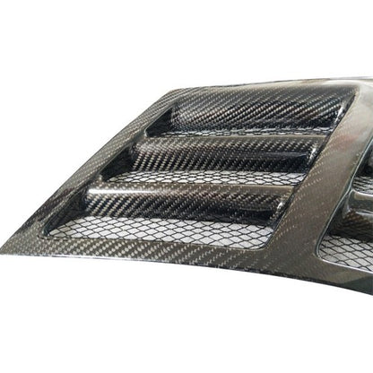 Fit 2008-2022 2023 Nissan GT-R R35 Carbon Fiber Front Fender Side Grille Pair