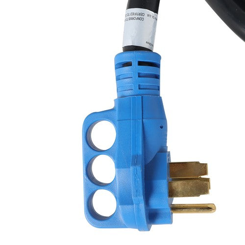 Solid Spare 14-50P 50 Amp 30ft Generator Extension Cord & Power Inlet Box Power Combo Kit