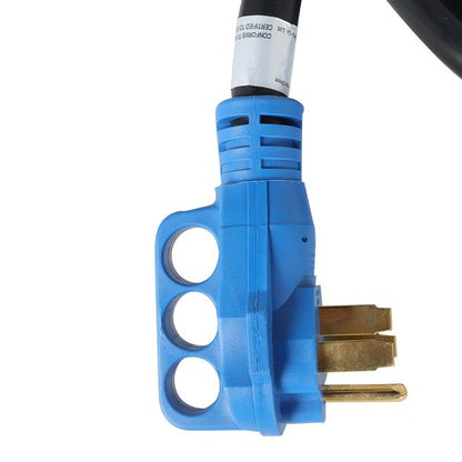 Solid Spare 14-50P 50 Amp 30ft Generator Extension Cord & Power Inlet Box Power Combo Kit