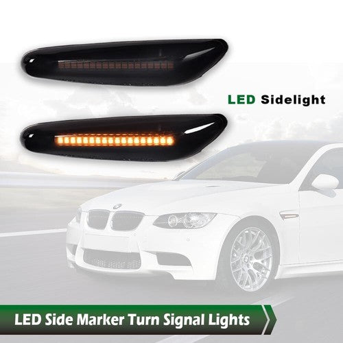 Solid Spare LED Side Marker Light Sequential Turn Signal Fit For BMW X1 X3 325i 328i 335i