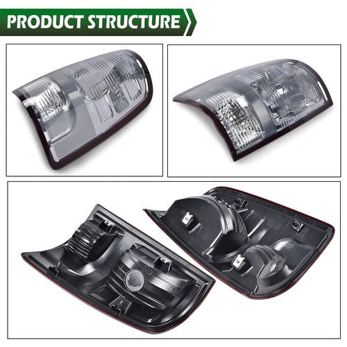 Solid Spare Fit For 09-18 Dodge Ram 1500/2010-2018 Ram 2500 3500 Tail Lights Brake Lamps