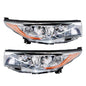 Solid Spare Left+Right Side Clear Front Headlights Headlamps For Toyota Highlander 2014-2016