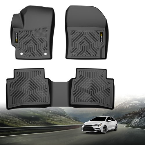 Solid Spare Fit For 2020-2025 Toyota Corolla All Weather TPE Floor Mats Protection Liners
