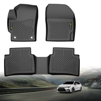 Solid Spare Fit For 2020-2025 Toyota Corolla All Weather TPE Floor Mats Protection Liners