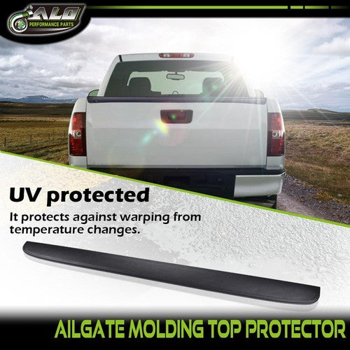 Solid Spare Fit For 99-06 Chevy Silverado GMC Sierra Tailgate Moulding Spoiler Top Protector