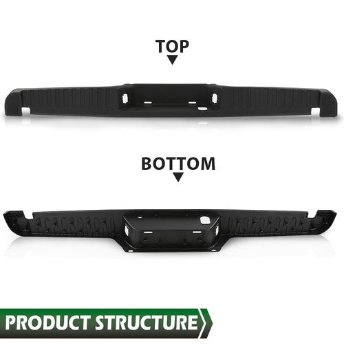 Solid Spare Rear Bumper Step Pad w/ Tow & Park Aid Sensor Holes Fit For 2015-2020 Ford F-150