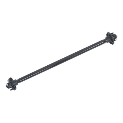 Solid Spare 4 lug-4" 44" HF 2K 2000lbs Trailer Axle w/ U-Bolt Kit For RVs trucks trailers