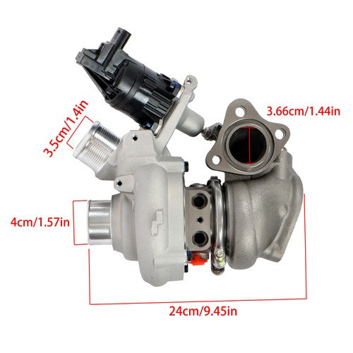 Solid Spare K03 Right Turbo Turbocharger for Lincoln Navigator 18-22 Ford F-150 18-20 3.5L