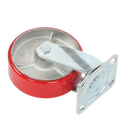 Solid Spare 6" × 2" Tilt Casters Heavy Duty Swivel Caster Wheel 1250 Lbs Industrial Casters