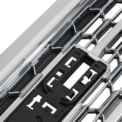 Solid Spare Front Bumper Grille Chrome Without Camera Hole Compatible For GMC Terrain 22-23